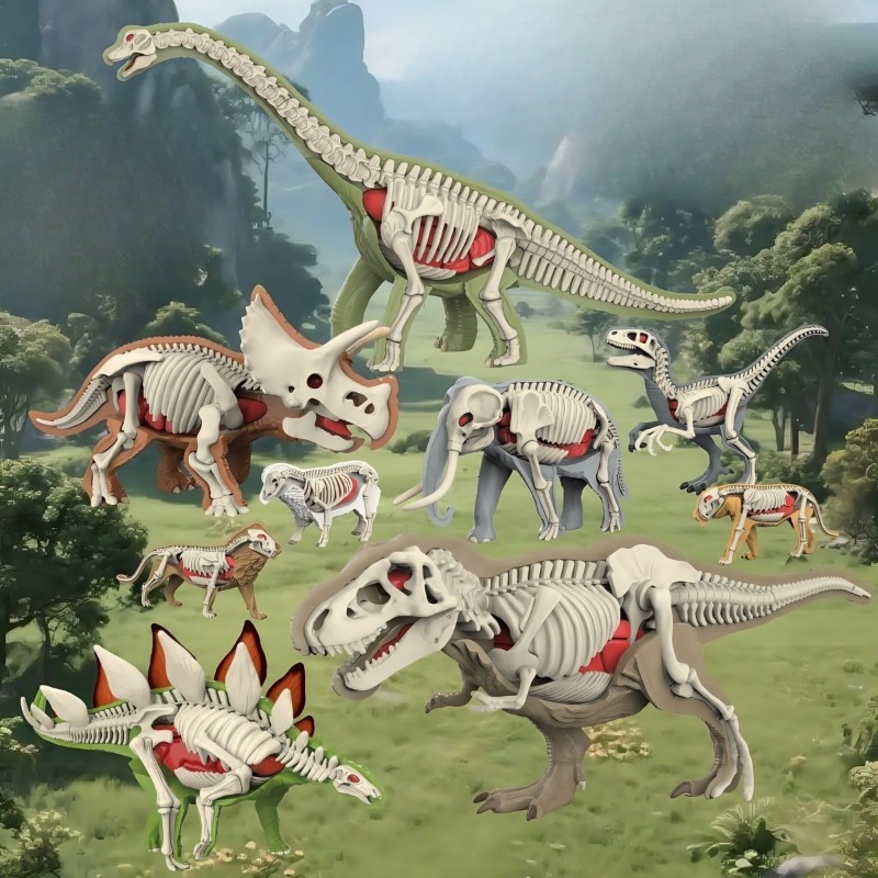 Science Kit Volcano - Pirâmide crianças brinquedo dinossauro vulcão diy