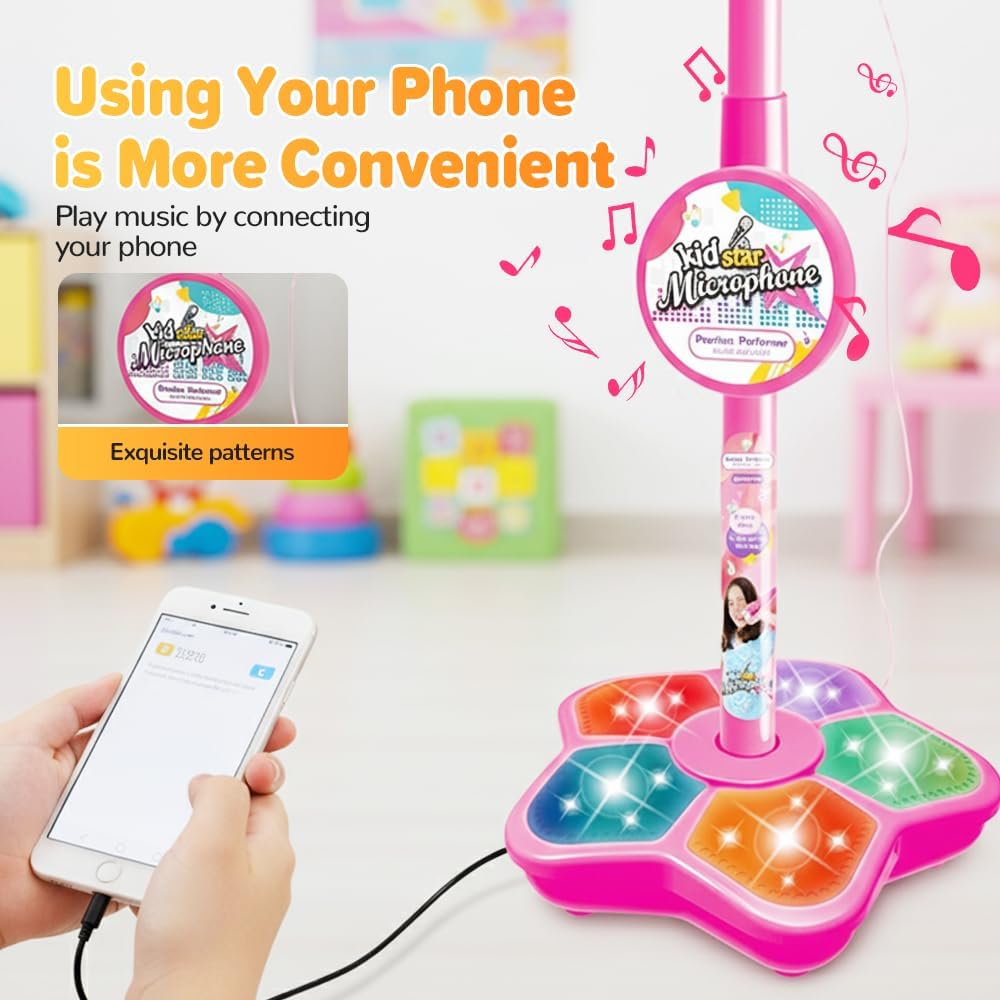 Suporte de Microfone Infantil  - Kids Education Phone avaliação e preço