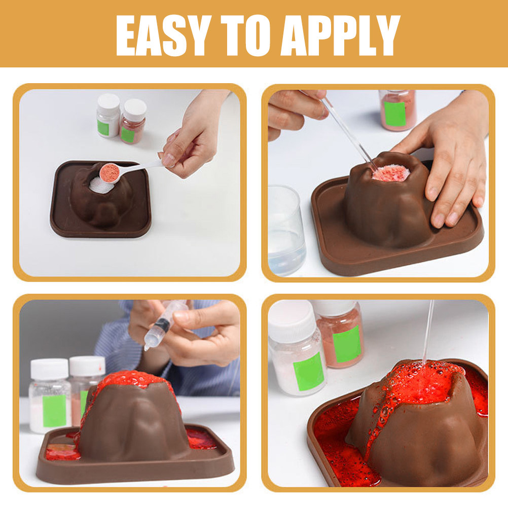 6 Peças de Adereços para Erupç - Science Kit Volcano avaliação e preço