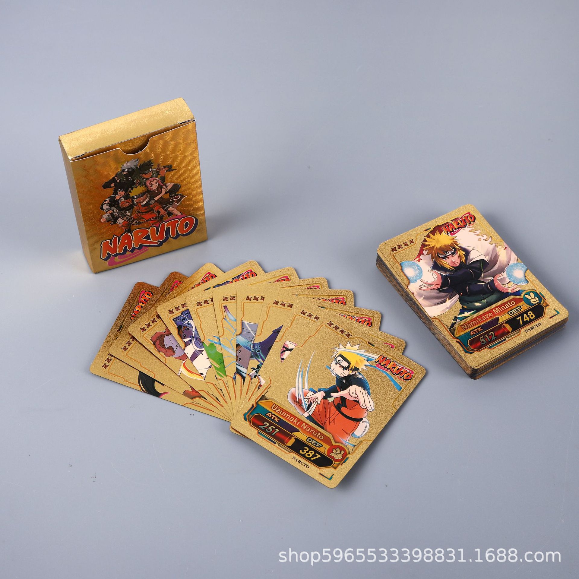 55 Cartas de Naruto Série Ouro - English Kids Education avaliação e preço