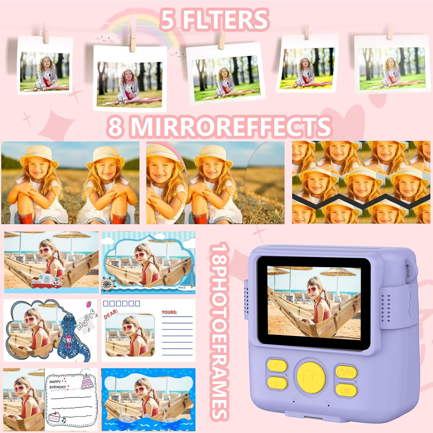 Câmera Instantprint para crian - Kids Education News avaliação e preço