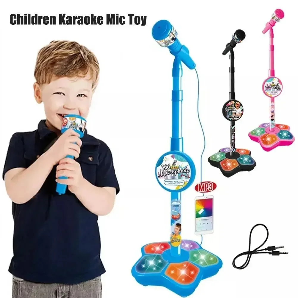 Crianças microfone com suporte - Kids Education Phone avaliação e preço