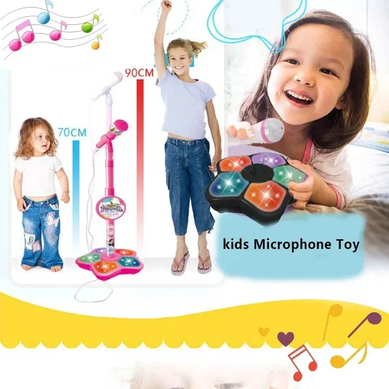 Crianças microfone com suporte - Kids Education Phone avaliação e preço