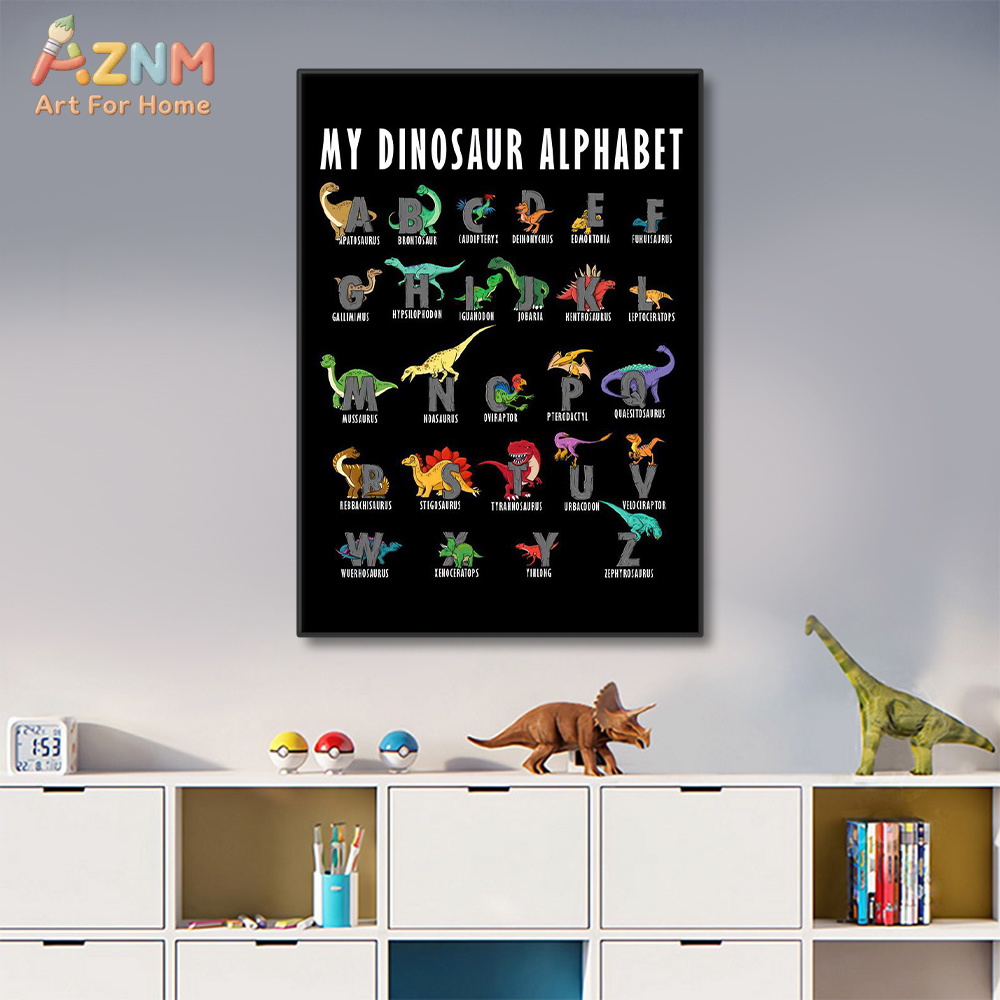 AZNM Quadro de Parede em Tela  - Background For Kids Education avaliação e preço