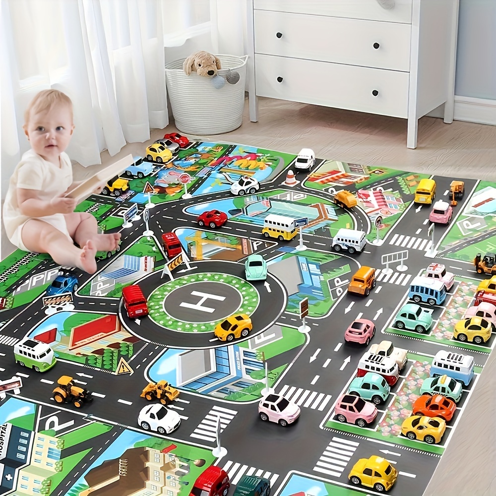 1 peça, tapete de jogo de tráf - Kids Education Tools avaliação e preço
