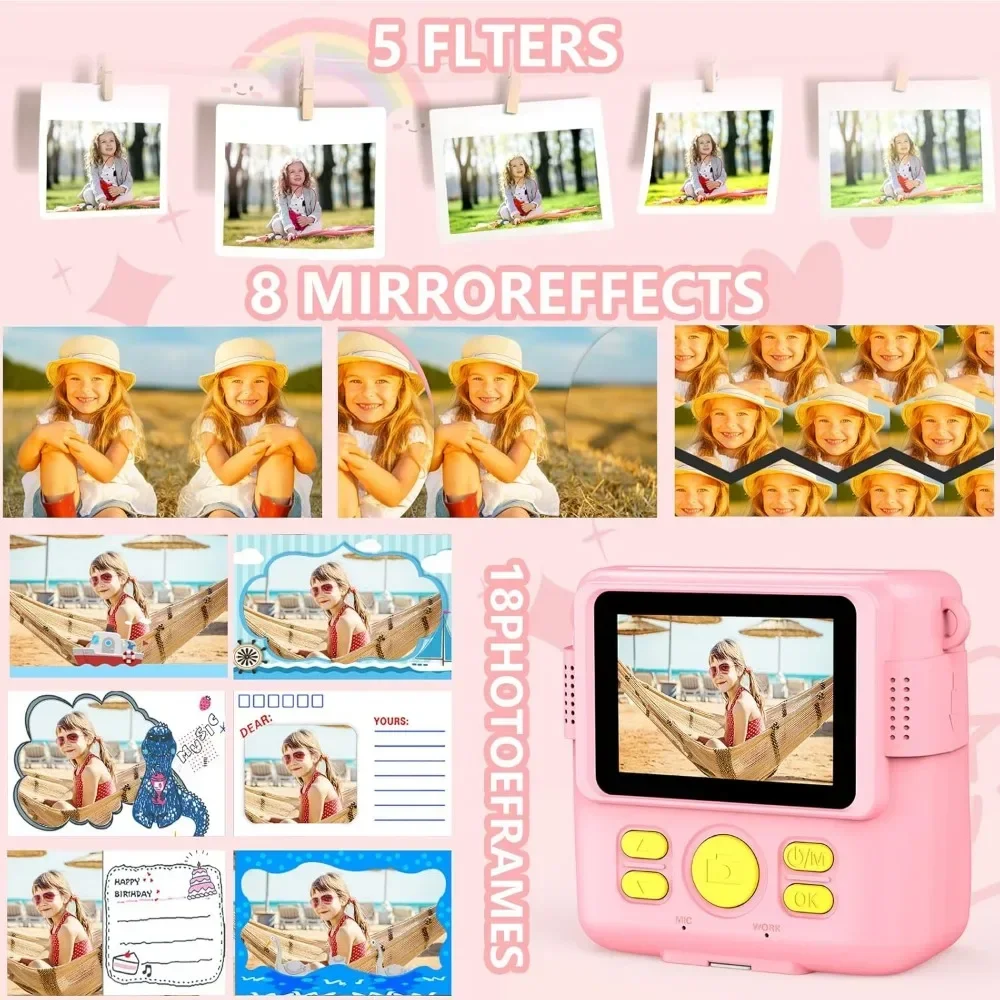 Câmera de impressão instantâne - Kids Education News avaliação e preço