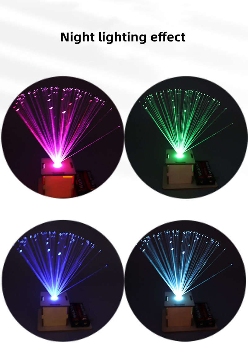 Diy cor fibra óptica luz haste - Kids Education Tools avaliação e preço