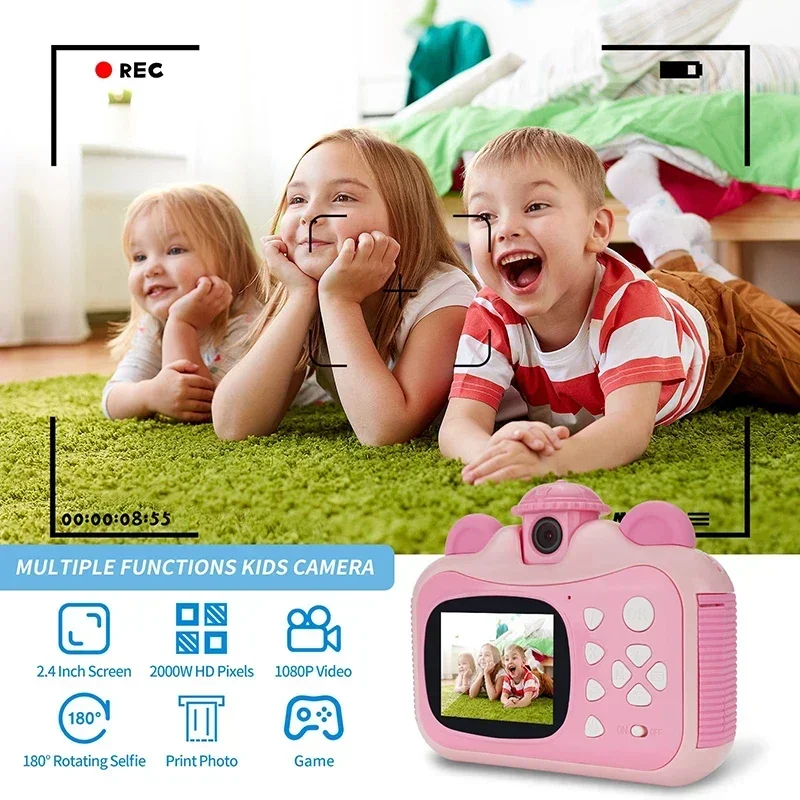 Nova Câmera Instantânea com Pa - Kids Education News avaliação e preço