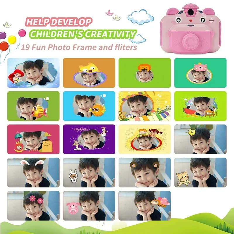 Nova Câmera Instantânea com Pa - Kids Education News avaliação e preço