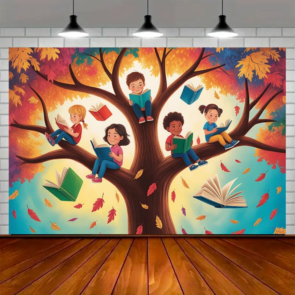 Decoração para Festa do Dia Mu - Background For Kids Education avaliação e preço